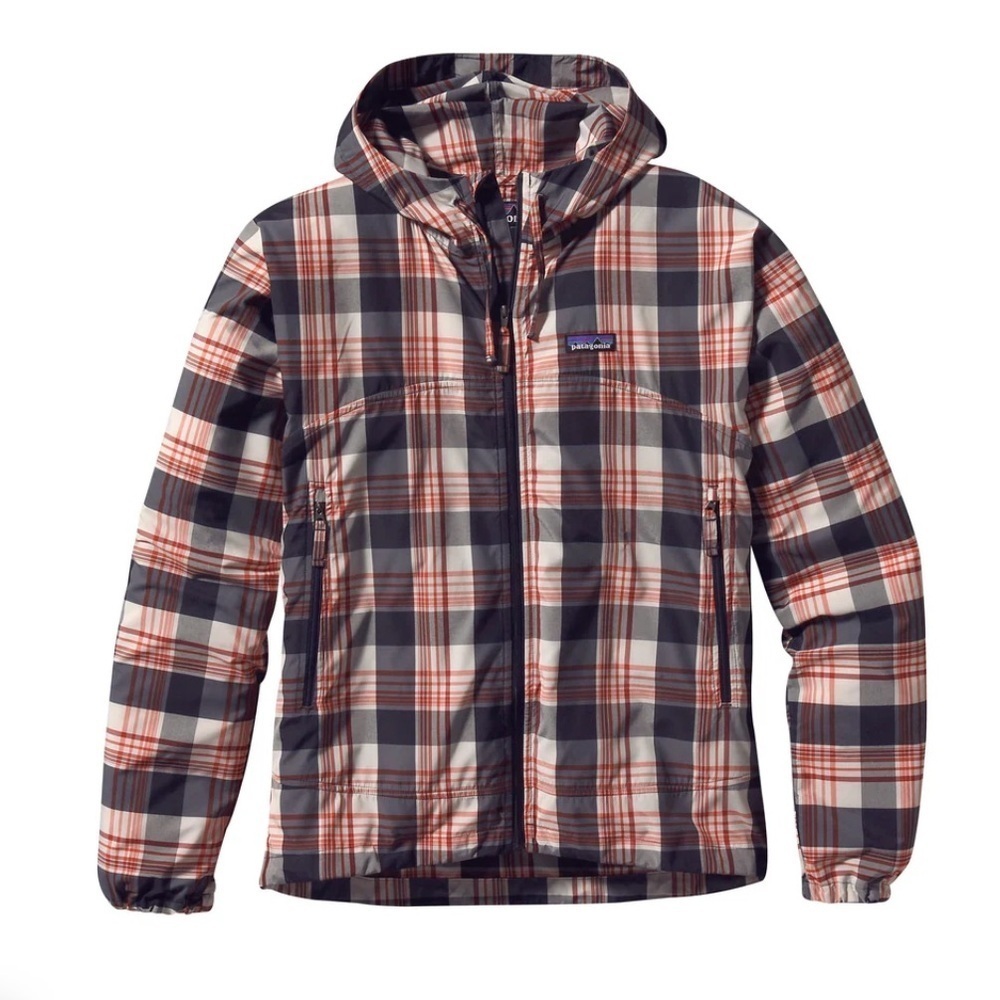 Patagonia Men's Hooded First Sun Lightweight Plaid Jacket New Size Medium